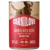 Carnilove Dog Can Paté med lam og vildsvin i 400g dåse set forfra