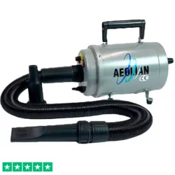 Aeolus Aeolian Blower til hunde. Ekstrem effektiv blower i lille og slagfast kabinet.