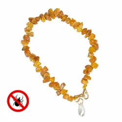 Mini ravkæde med Swarovski sten