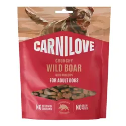 Carnilove Crunchy Snack Wild Boar with Rosehips hundesnack i pose