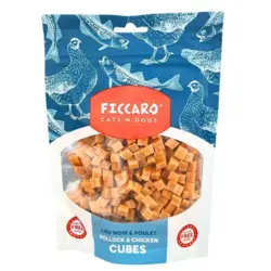Ficcaro Pollock & Chicken Cubes | 100g