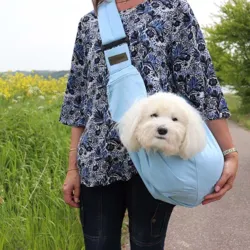 Ollipet skuldertaske til mindre hunde