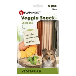 Flamingo Veggie Snack vegetariske hundegodbidder i mix med forskellige varianter