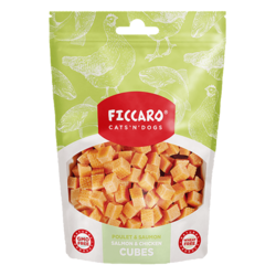 Ficcaro Salmon & Chicken Cubes 100 g
