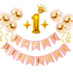 Ollipet Happy Birthday Party diagender I Lyserød