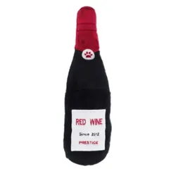 Red wine Plysflaske