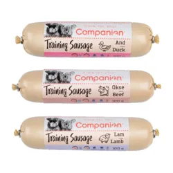 Companion Training Sausage | Skærefaste Pølser | 100g