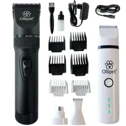 Ollipet Hundetrimmer Pakke | Ceramic Pro og Poteklippemaskine 2i1