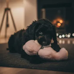 Trixie plysbamse i lyserød