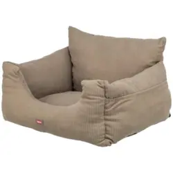 Trixie Autokurv til hunde i luksuriøst design. Ses her i str 55cm