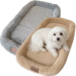 Plys hundemadras med flot Ollipet læderlogo