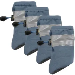Smarte justerbare hundestøvler fra Ollipet denim blue