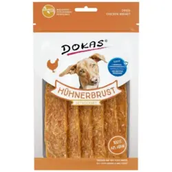Dokas Tørret Kyllingebryst lækre premium godbidder til hunde