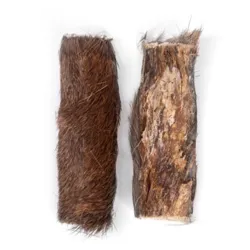 Naturlig tyggesnack med krondyrhud og pels til hunde