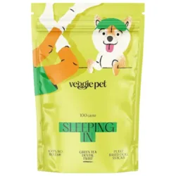 VeggiePet Green Tea Dental Twist snoede plantebaserede hundegodbidder