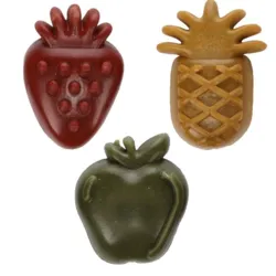 Flamingo Veggie hundegodbidder med jordbær, æble og ananas
