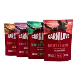 Carnilove Dog Pouch Paté Multipack med 4 smagsvarianter vådfoder til hund