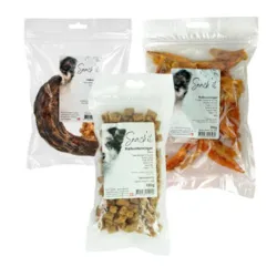 Snack'it pakketilbud med kalkunhalse, kalkunvinger og kalkunterninger til hund