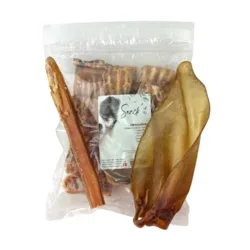 Snack'it pakketilbud med naturlige okse snacks til hund