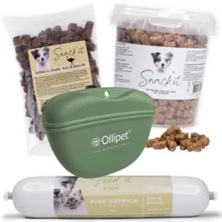 Træningsgodbidder Snackpakke med bløde og semi-moist hundegodbidder til træning, belønning og gåture. Praktisk pakketilbud med variation.