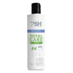 PSH Total Care Shampoo 5 in 1 300ml til hunde og katte med alle pelstyper