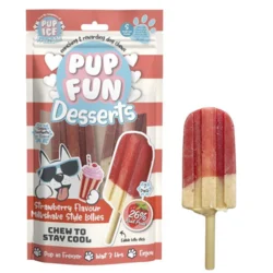 PupFun Milkshake is | Jordbær 2stk.