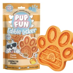 PupFun Spiselig slikkeplade | Mango 2 stk.