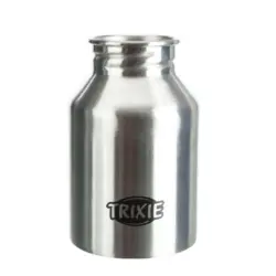 Flaske i rustfrit stål med skål fra Trixie uden låg