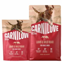 Carnilove Active Lamb & Wild Boar kornfrit tørfoder til voksne hunde