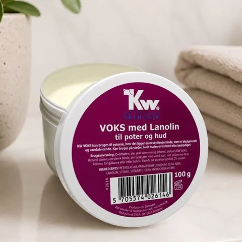 KW voks med lanolin til poter og hud