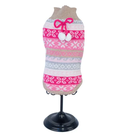 Norsk hundesweater med pompon
