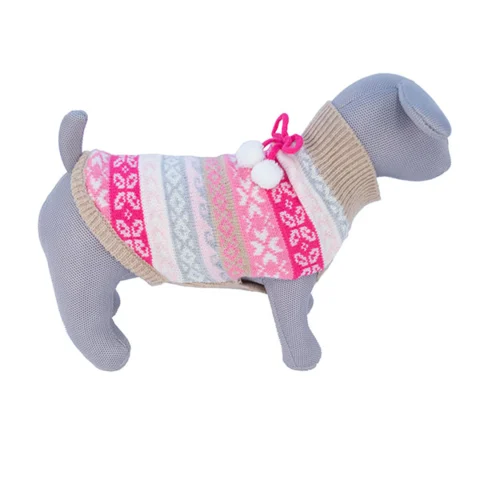 Norsk hundesweater med pompon