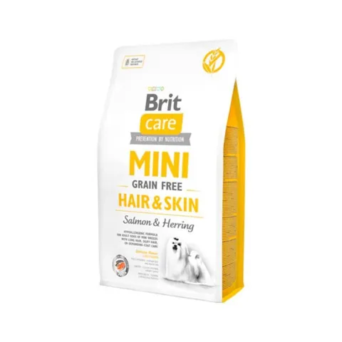 Brit Care Mini Grain Free - Hair & Skin | Tørfoder