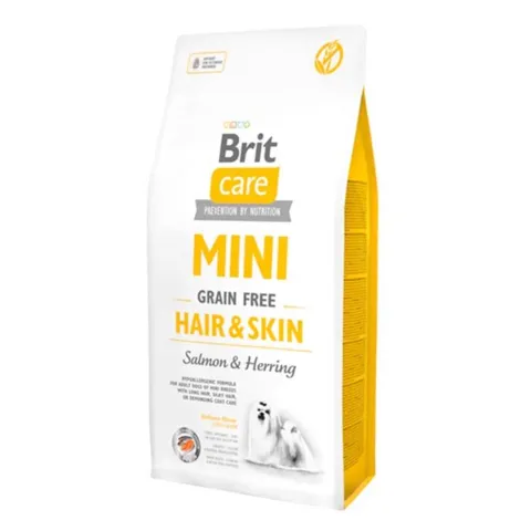 Brit Care Mini Grain Free - Hair & Skin | Tørfoder