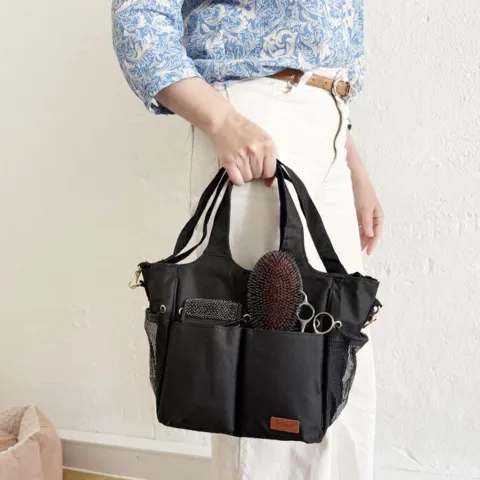 Ollipet Groomingtaske | Black/Gold