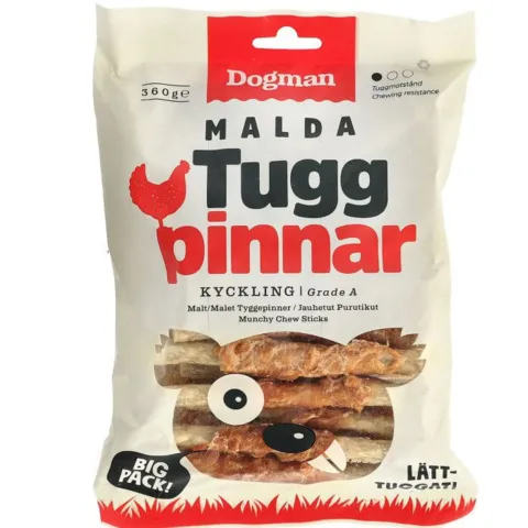 Dogman Munchy Sticks m. kylling