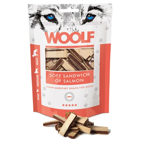 WOOLF  Soft Sandwich of Salmon 100g