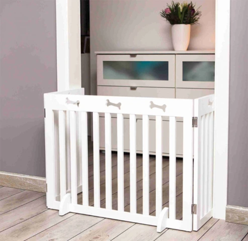 Trixie Hundegitter hvidlakeret MDF