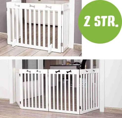 Trixie Hundegitter hvidlakeret MDF