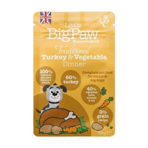Little Big Paw Traditional Turkey & Vegetable Dinner