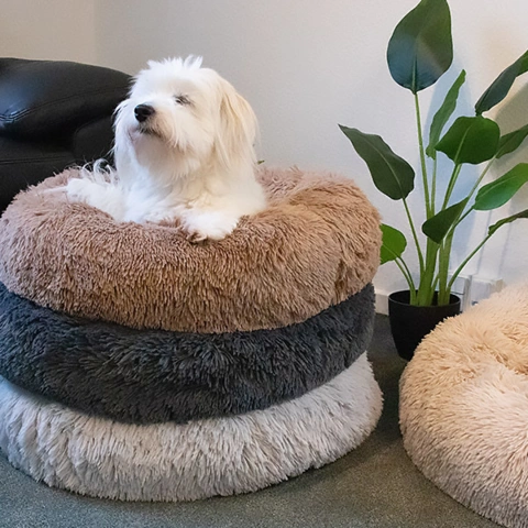 Luksus Ollipet Soft Cloud Hundekurv m. aftageligt betræk