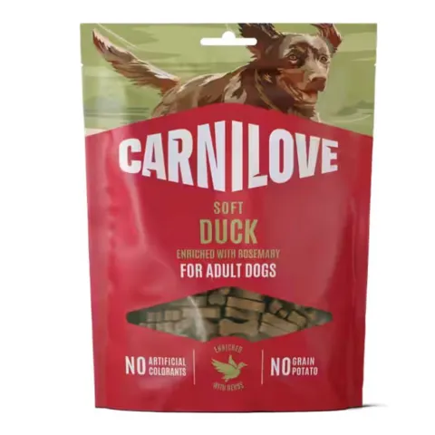 Carnilove Soft Snack, Duck enriched with Rosemary | 200g