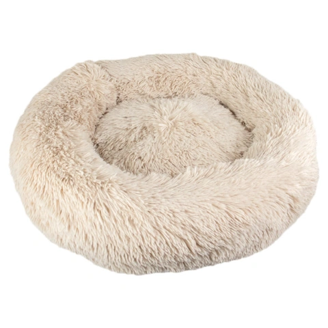 FLUFFY Donut hundeseng m. lynlås