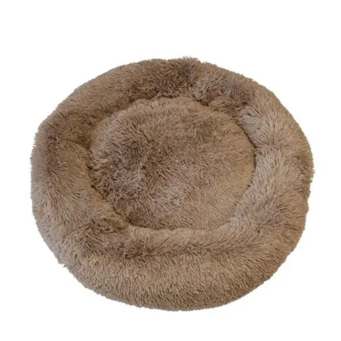 FLUFFY Donut hundeseng m. lynlås