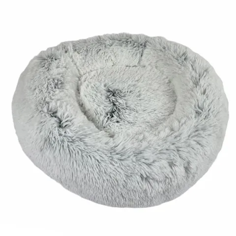 FLUFFY Donut hundeseng m. lynlås