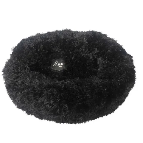 FLUFFY Donut hundeseng m. lynlås