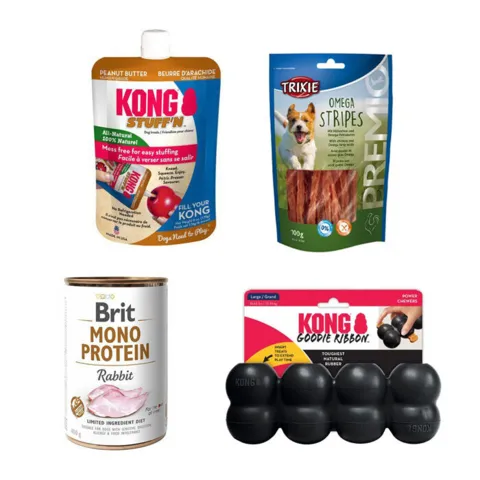 Pakketilbud | KONG Goodie Ribbon sæt
