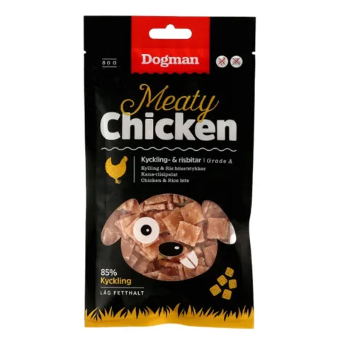 Dogman Chicken & Rice Bits | 80g