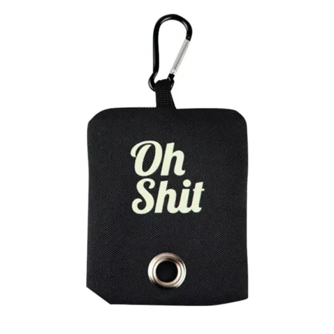 Oh Shit pølleposeholder I Sort