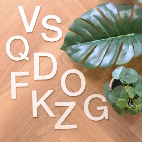 Træbogstaver | OUTLET